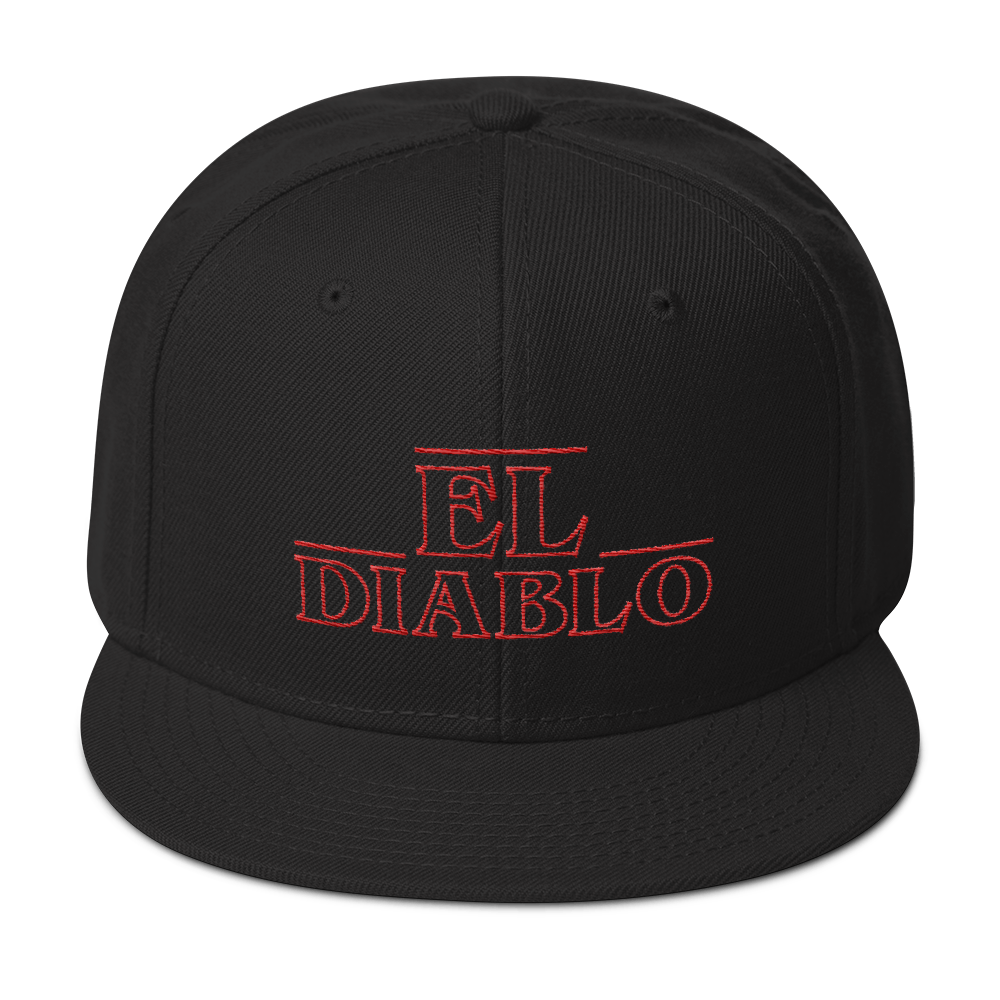 El Diablo Snapback Hat  - 2020 - DominicanGirlfriend.com - Frases Dominicanas - República Dominicana Lifestyle Graphic T-Shirts Streetwear & Accessories - New York - Bronx - Washington Heights - Miami - Florida - Boca Chica - USA - Dominican Clothing