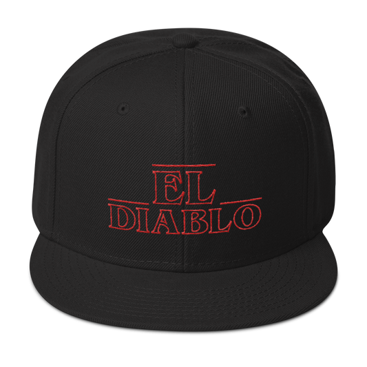 El Diablo Snapback Hat  - 2020 - DominicanGirlfriend.com - Frases Dominicanas - República Dominicana Lifestyle Graphic T-Shirts Streetwear & Accessories - New York - Bronx - Washington Heights - Miami - Florida - Boca Chica - USA - Dominican Clothing