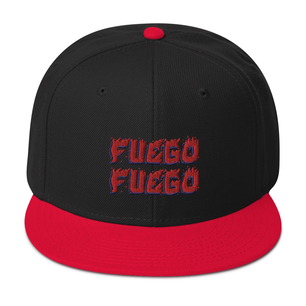 Fuego Snapback  - 2020 - DominicanGirlfriend.com - Frases Dominicanas - República Dominicana Lifestyle Graphic T-Shirts Streetwear & Accessories - New York - Bronx - Washington Heights - Miami - Florida - Boca Chica - USA - Dominican Clothing