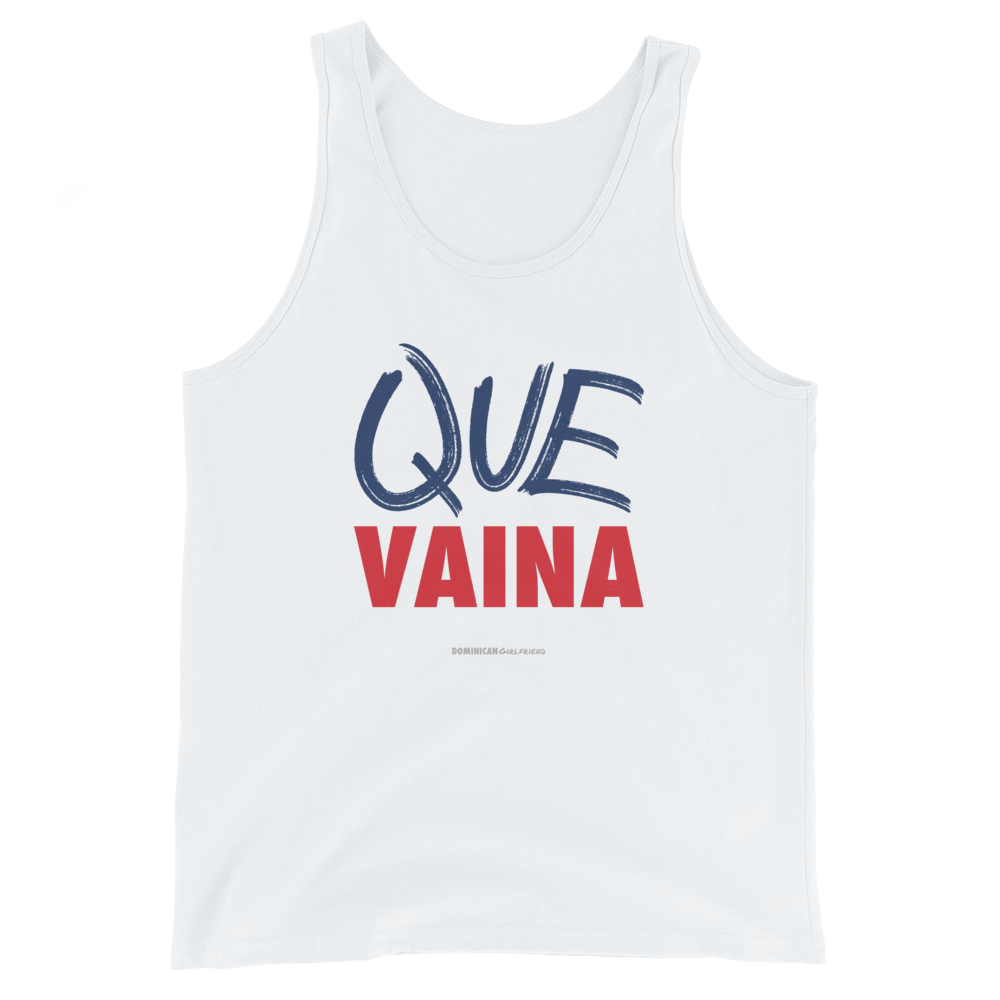 Que Vaina Tank Top  - 2020 - DominicanGirlfriend.com - Frases Dominicanas - República Dominicana Lifestyle Graphic T-Shirts Streetwear & Accessories - New York - Bronx - Washington Heights - Miami - Florida - Boca Chica - USA - Dominican Clothing