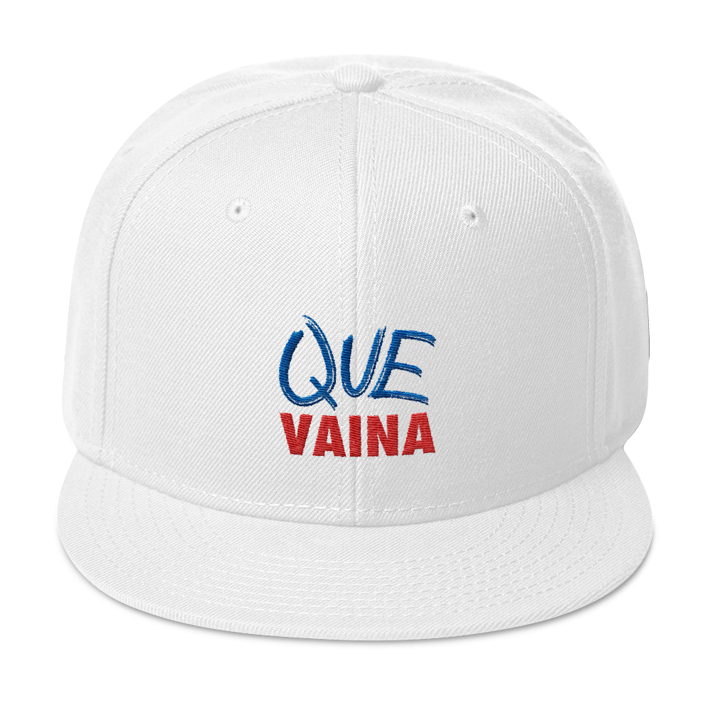 Que Vaina Snapback Hat - 2020 - DominicanGirlfriend.com - Frases Dominicanas - República Dominicana Lifestyle Graphic T-Shirts Streetwear & Accessories - New York - Bronx - Washington Heights - Miami - Florida - Boca Chica - USA - Dominican Clothing