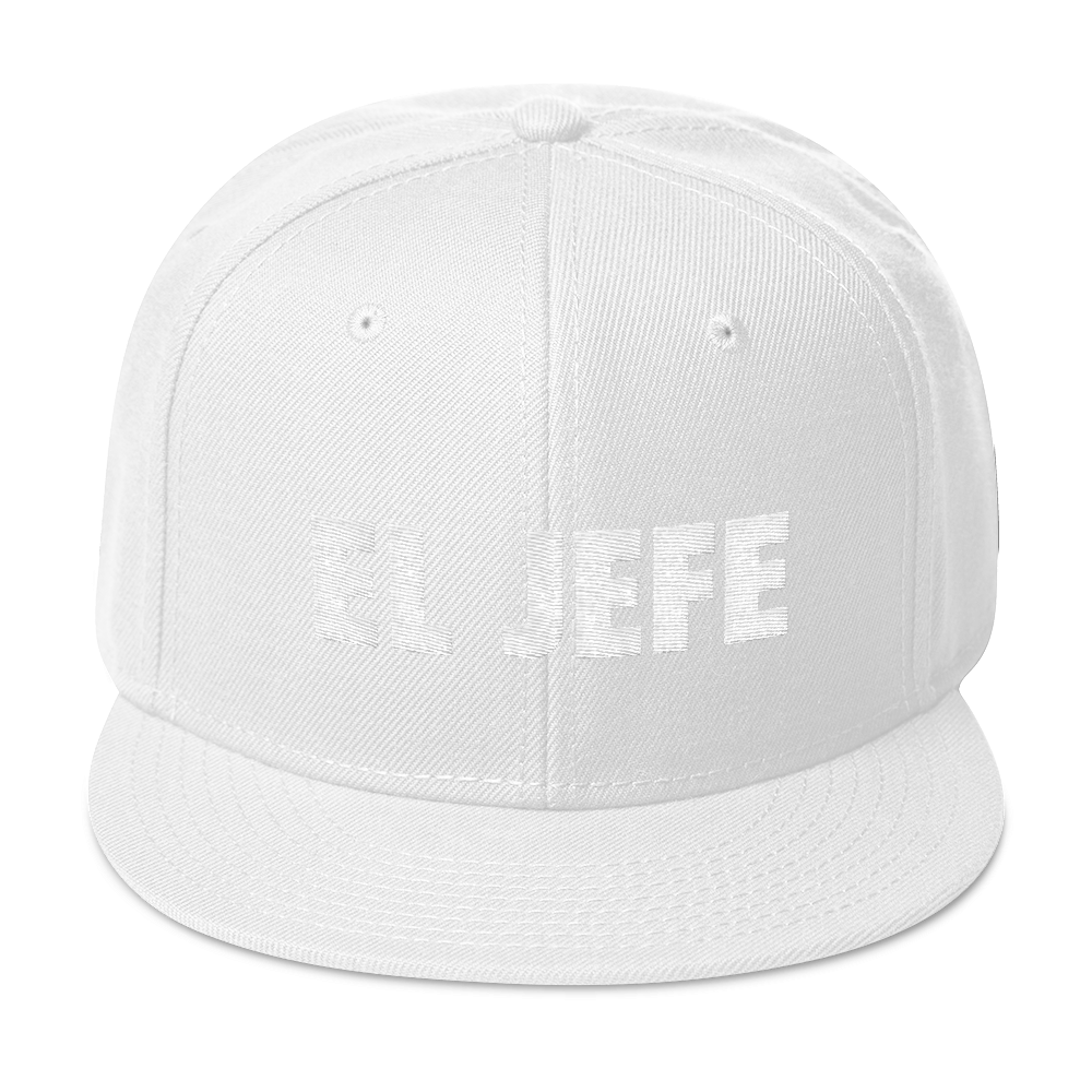 El Jefe Snapback Hat  - 2020 - DominicanGirlfriend.com - Frases Dominicanas - República Dominicana Lifestyle Graphic T-Shirts Streetwear & Accessories - New York - Bronx - Washington Heights - Miami - Florida - Boca Chica - USA - Dominican Clothing