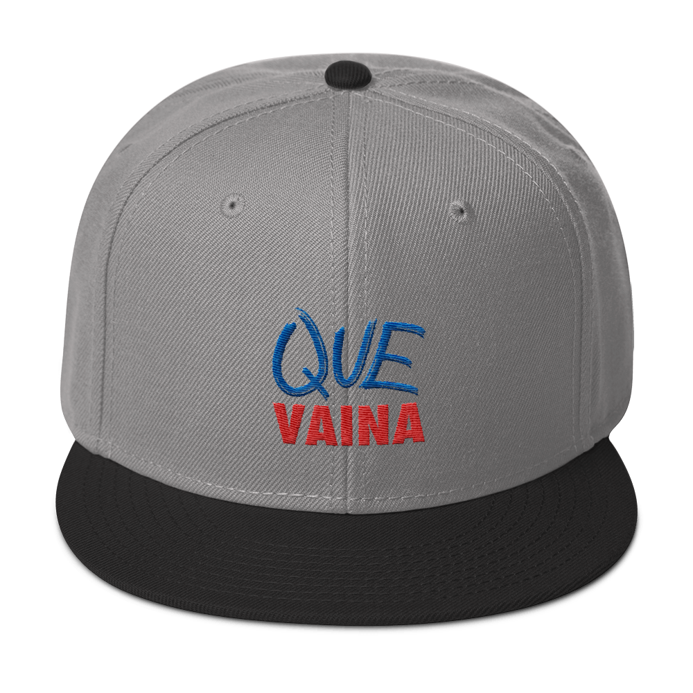 Que Vaina Snapback Hat - 2020 - DominicanGirlfriend.com - Frases Dominicanas - República Dominicana Lifestyle Graphic T-Shirts Streetwear & Accessories - New York - Bronx - Washington Heights - Miami - Florida - Boca Chica - USA - Dominican Clothing