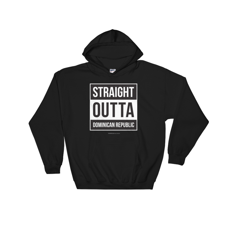 Straight Outta Dominican Republic Unisex Hoodie - 2020 - DominicanGirlfriend.com - Frases Dominicanas - República Dominicana Lifestyle Graphic T-Shirts Streetwear & Accessories - New York - Bronx - Washington Heights - Miami - Florida - Boca Chica - USA - Dominican Clothing