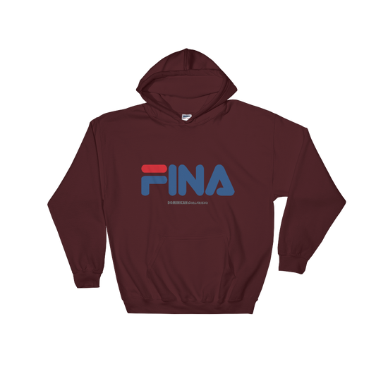 Fina Hoodie  - 2020 - DominicanGirlfriend.com - Frases Dominicanas - República Dominicana Lifestyle Graphic T-Shirts Streetwear & Accessories - New York - Bronx - Washington Heights - Miami - Florida - Boca Chica - USA - Dominican Clothing