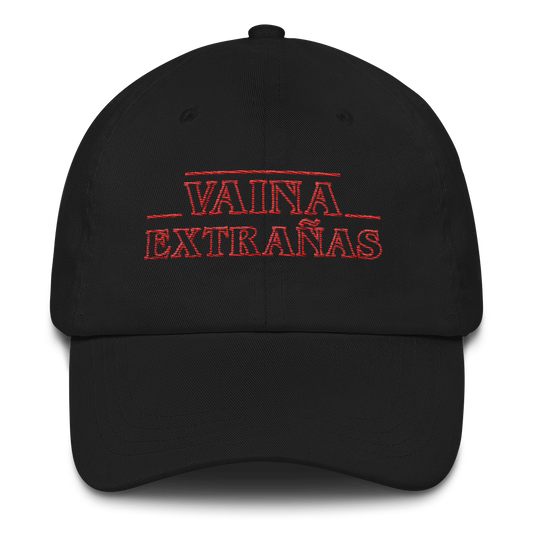 Vaina Extrañas Dad Hat  - 2020 - DominicanGirlfriend.com - Frases Dominicanas - República Dominicana Lifestyle Graphic T-Shirts Streetwear & Accessories - New York - Bronx - Washington Heights - Miami - Florida - Boca Chica - USA - Dominican Clothing