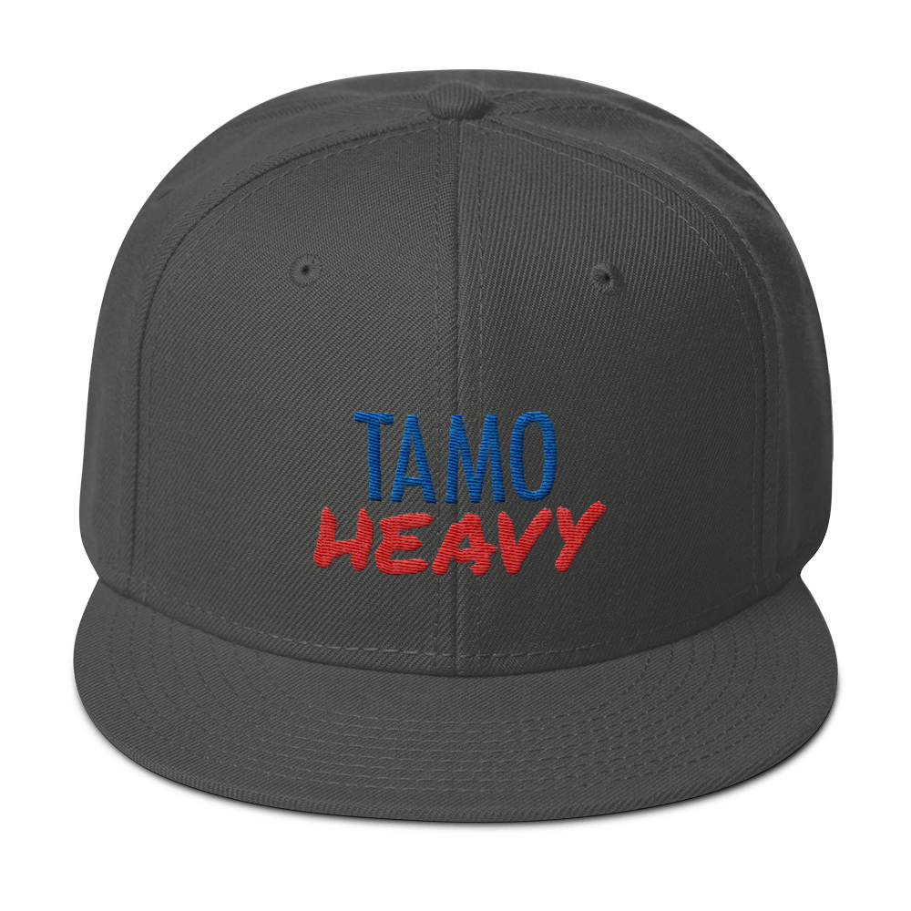 Tamo Heavy Snapback Hat - 2020 - DominicanGirlfriend.com - Frases Dominicanas - República Dominicana Lifestyle Graphic T-Shirts Streetwear & Accessories - New York - Bronx - Washington Heights - Miami - Florida - Boca Chica - USA - Dominican Clothing