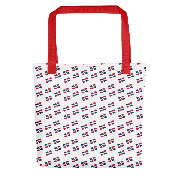 All-Over Emoji República Dominicana Flag Tote bag - 2020 - DominicanGirlfriend.com - Frases Dominicanas - República Dominicana Lifestyle Graphic T-Shirts Streetwear & Accessories - New York - Bronx - Washington Heights - Miami - Florida - Boca Chica - USA - Dominican Clothing