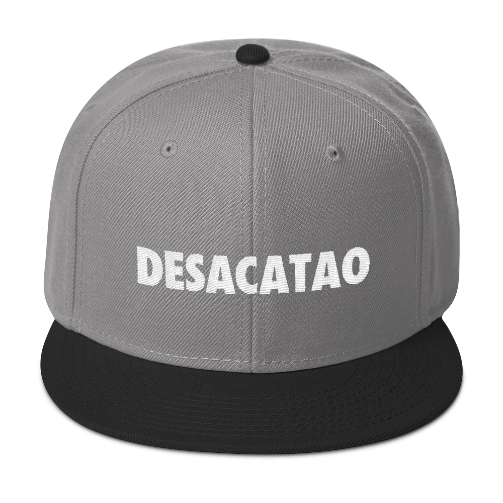 Desacatao Snapback Hat  - 2020 - DominicanGirlfriend.com - Frases Dominicanas - República Dominicana Lifestyle Graphic T-Shirts Streetwear & Accessories - New York - Bronx - Washington Heights - Miami - Florida - Boca Chica - USA - Dominican Clothing