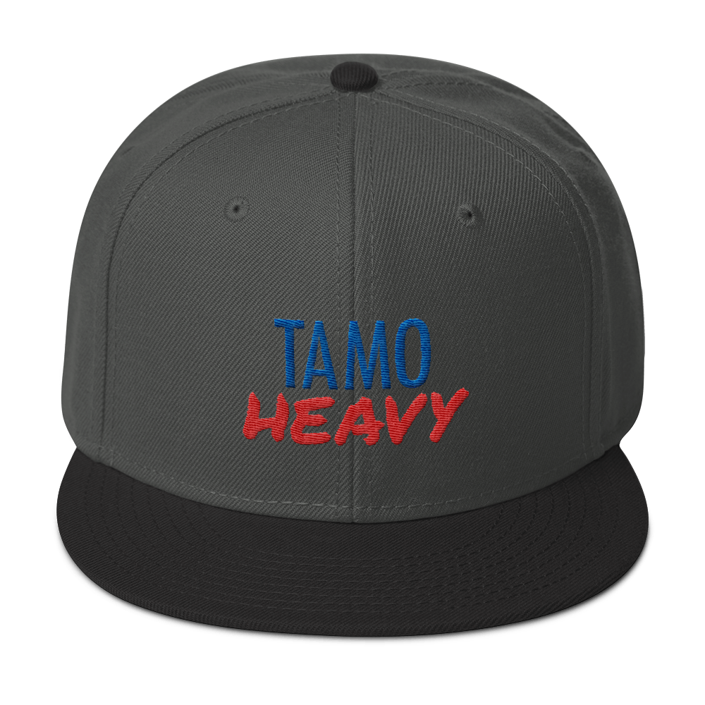 Tamo Heavy Snapback Hat - 2020 - DominicanGirlfriend.com - Frases Dominicanas - República Dominicana Lifestyle Graphic T-Shirts Streetwear & Accessories - New York - Bronx - Washington Heights - Miami - Florida - Boca Chica - USA - Dominican Clothing