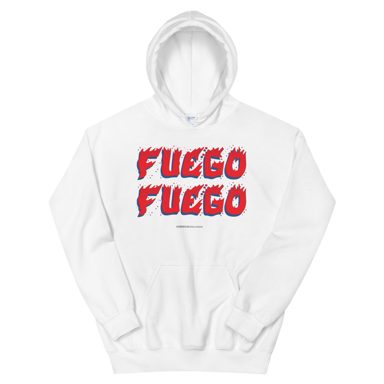 Fuego Unisex Hoodie - 2020 - DominicanGirlfriend.com - Frases Dominicanas - República Dominicana Lifestyle Graphic T-Shirts Streetwear & Accessories - New York - Bronx - Washington Heights - Miami - Florida - Boca Chica - USA - Dominican Clothing