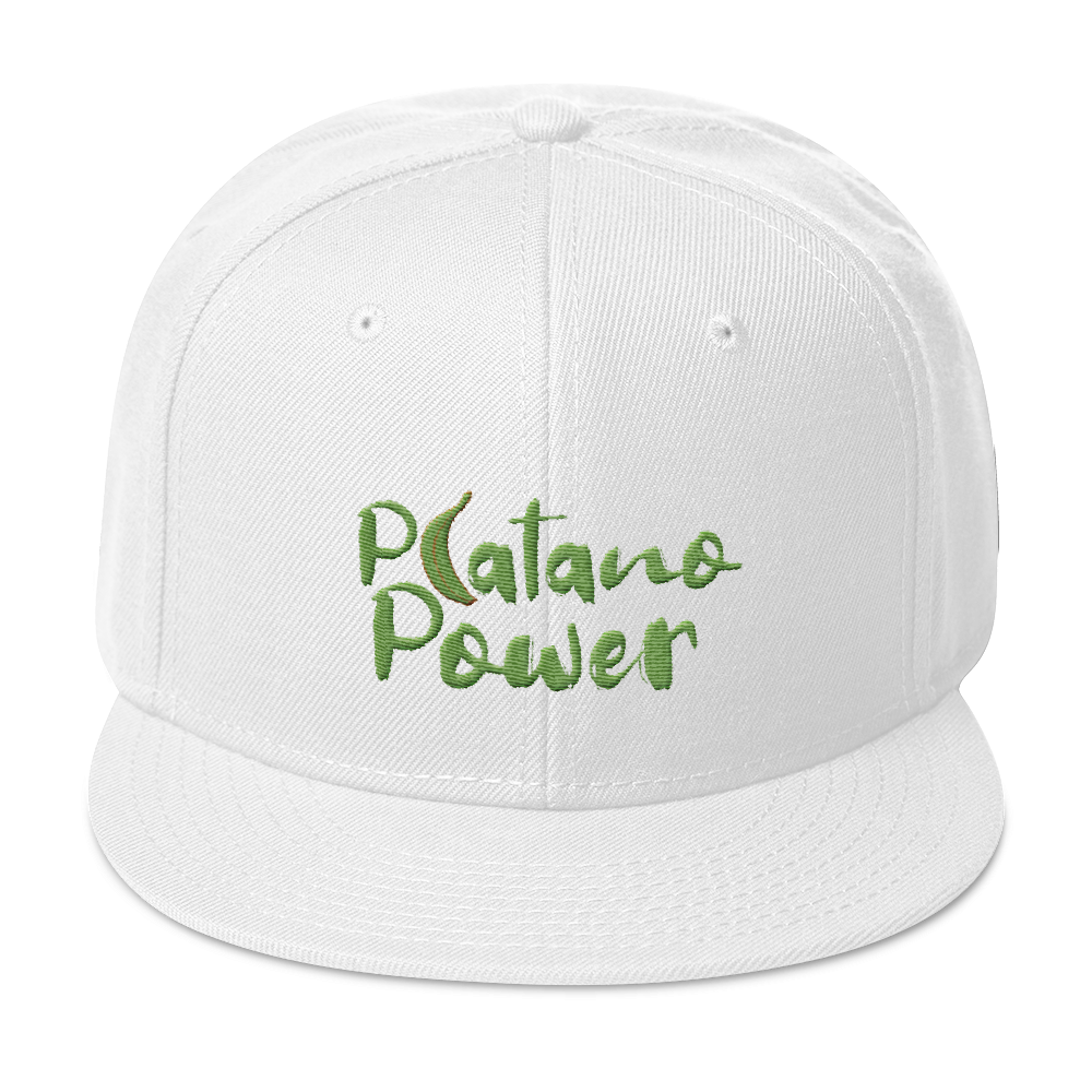Platano Power Snapback Hat - 2020 - DominicanGirlfriend.com - Frases Dominicanas - República Dominicana Lifestyle Graphic T-Shirts Streetwear & Accessories - New York - Bronx - Washington Heights - Miami - Florida - Boca Chica - USA - Dominican Clothing