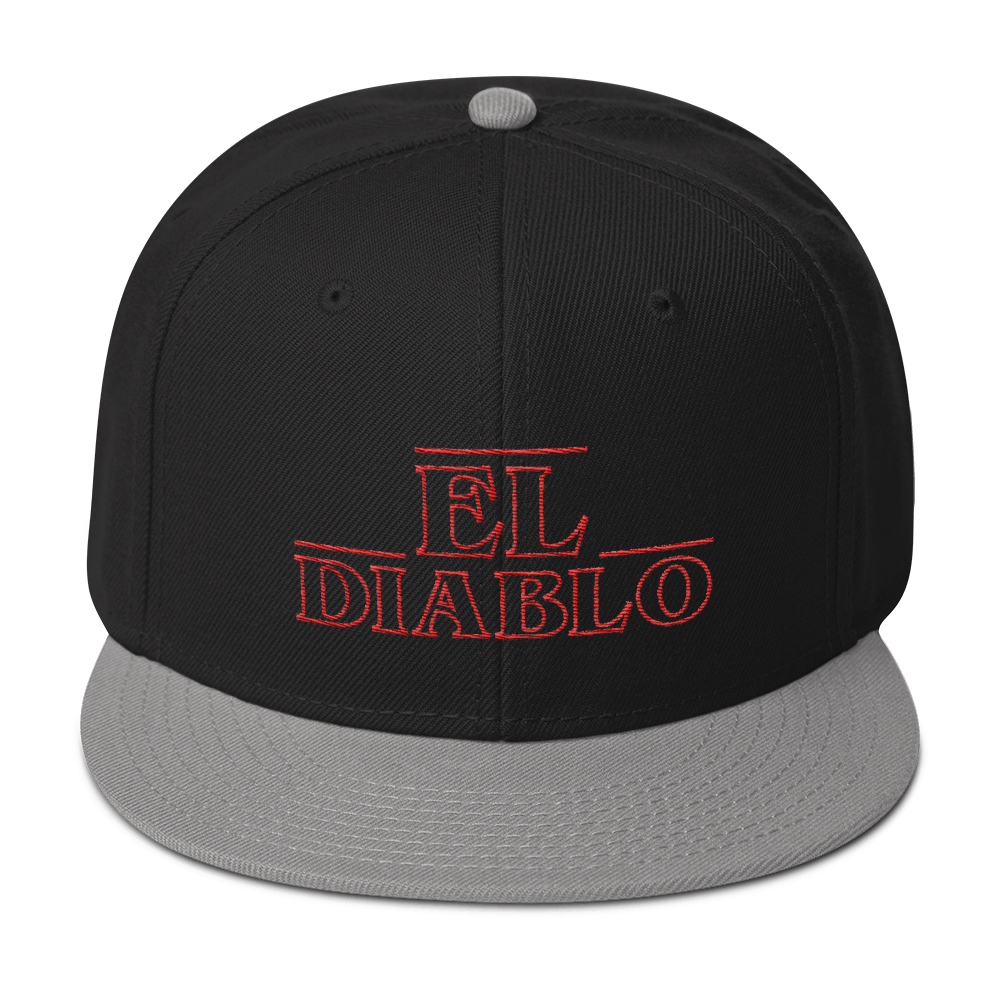 El Diablo Snapback Hat  - 2020 - DominicanGirlfriend.com - Frases Dominicanas - República Dominicana Lifestyle Graphic T-Shirts Streetwear & Accessories - New York - Bronx - Washington Heights - Miami - Florida - Boca Chica - USA - Dominican Clothing