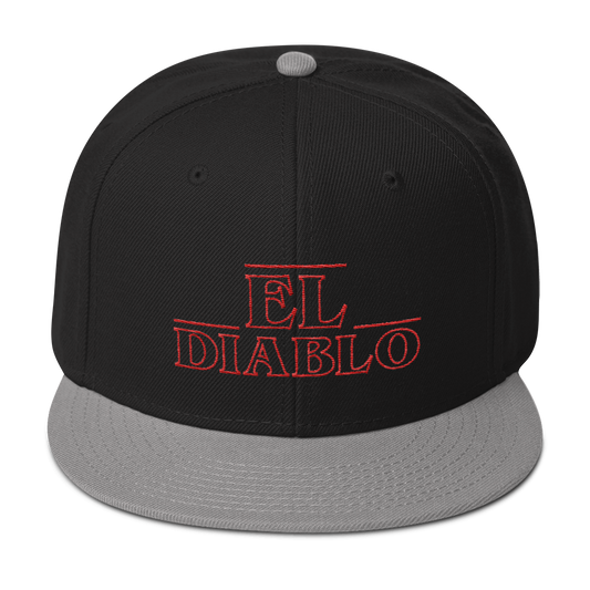 El Diablo Snapback Hat  - 2020 - DominicanGirlfriend.com - Frases Dominicanas - República Dominicana Lifestyle Graphic T-Shirts Streetwear & Accessories - New York - Bronx - Washington Heights - Miami - Florida - Boca Chica - USA - Dominican Clothing