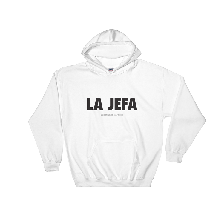 La Jefa Hoodie - 2020 - DominicanGirlfriend.com - Frases Dominicanas - República Dominicana Lifestyle Graphic T-Shirts Streetwear & Accessories - New York - Bronx - Washington Heights - Miami - Florida - Boca Chica - USA - Dominican Clothing
