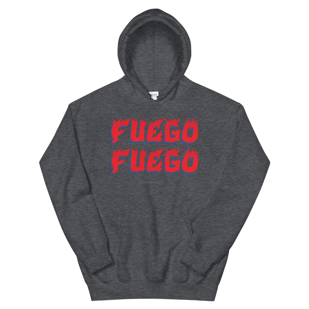 Fuego Unisex Hoodie - 2020 - DominicanGirlfriend.com - Frases Dominicanas - República Dominicana Lifestyle Graphic T-Shirts Streetwear & Accessories - New York - Bronx - Washington Heights - Miami - Florida - Boca Chica - USA - Dominican Clothing