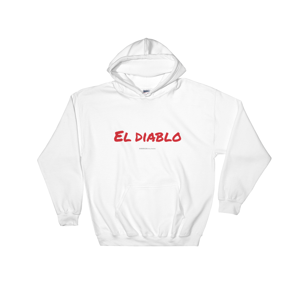 El Diablo Unisex Hoodie  - 2020 - DominicanGirlfriend.com - Frases Dominicanas - República Dominicana Lifestyle Graphic T-Shirts Streetwear & Accessories - New York - Bronx - Washington Heights - Miami - Florida - Boca Chica - USA - Dominican Clothing