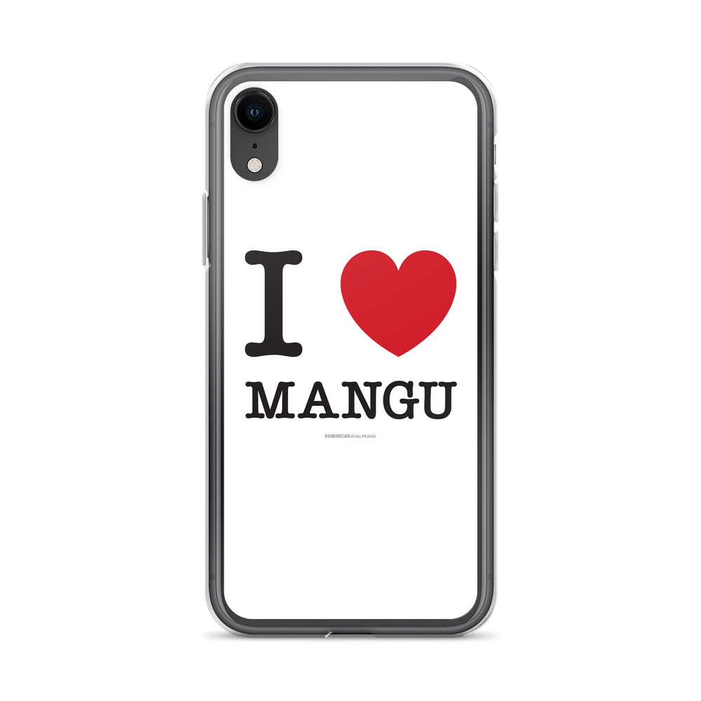 I Love Mangu iPhone Case - 2020 - DominicanGirlfriend.com - Frases Dominicanas - República Dominicana Lifestyle Graphic T-Shirts Streetwear & Accessories - New York - Bronx - Washington Heights - Miami - Florida - Boca Chica - USA - Dominican Clothing