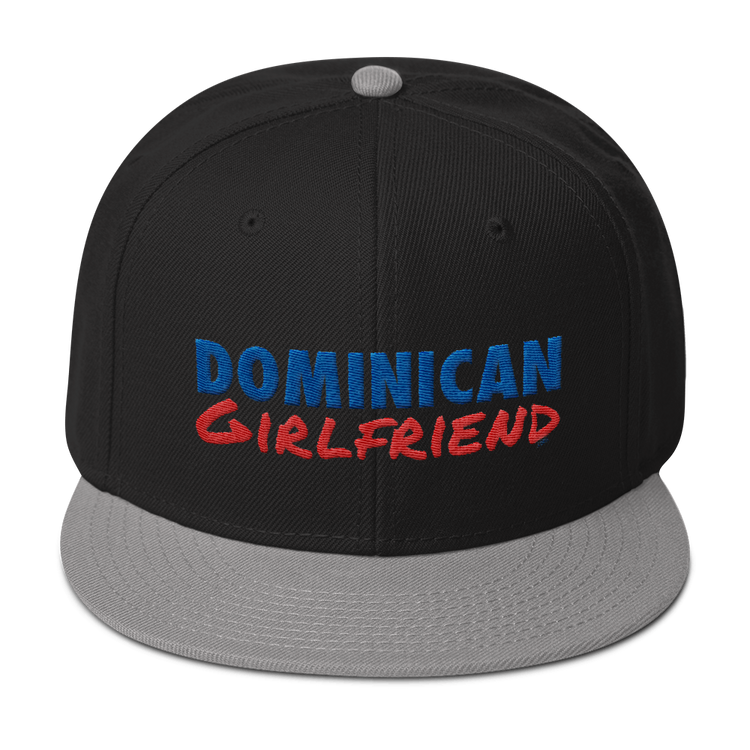 Dominican Girlfriend Snapback Hat - 2020 - DominicanGirlfriend.com - Frases Dominicanas - República Dominicana Lifestyle Graphic T-Shirts Streetwear & Accessories - New York - Bronx - Washington Heights - Miami - Florida - Boca Chica - USA - Dominican Clothing