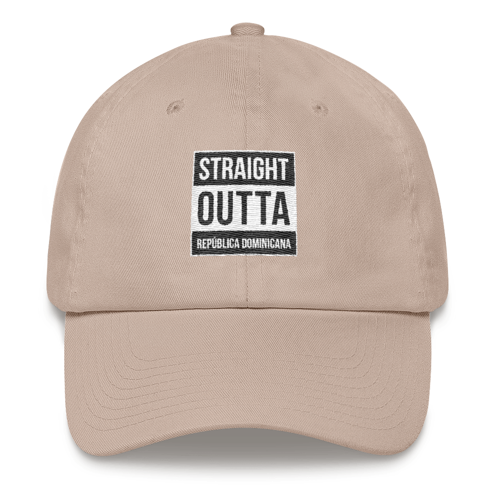 Straight Outta República Dominicana Dad hat  - 2020 - DominicanGirlfriend.com - Frases Dominicanas - República Dominicana Lifestyle Graphic T-Shirts Streetwear & Accessories - New York - Bronx - Washington Heights - Miami - Florida - Boca Chica - USA - Dominican Clothing