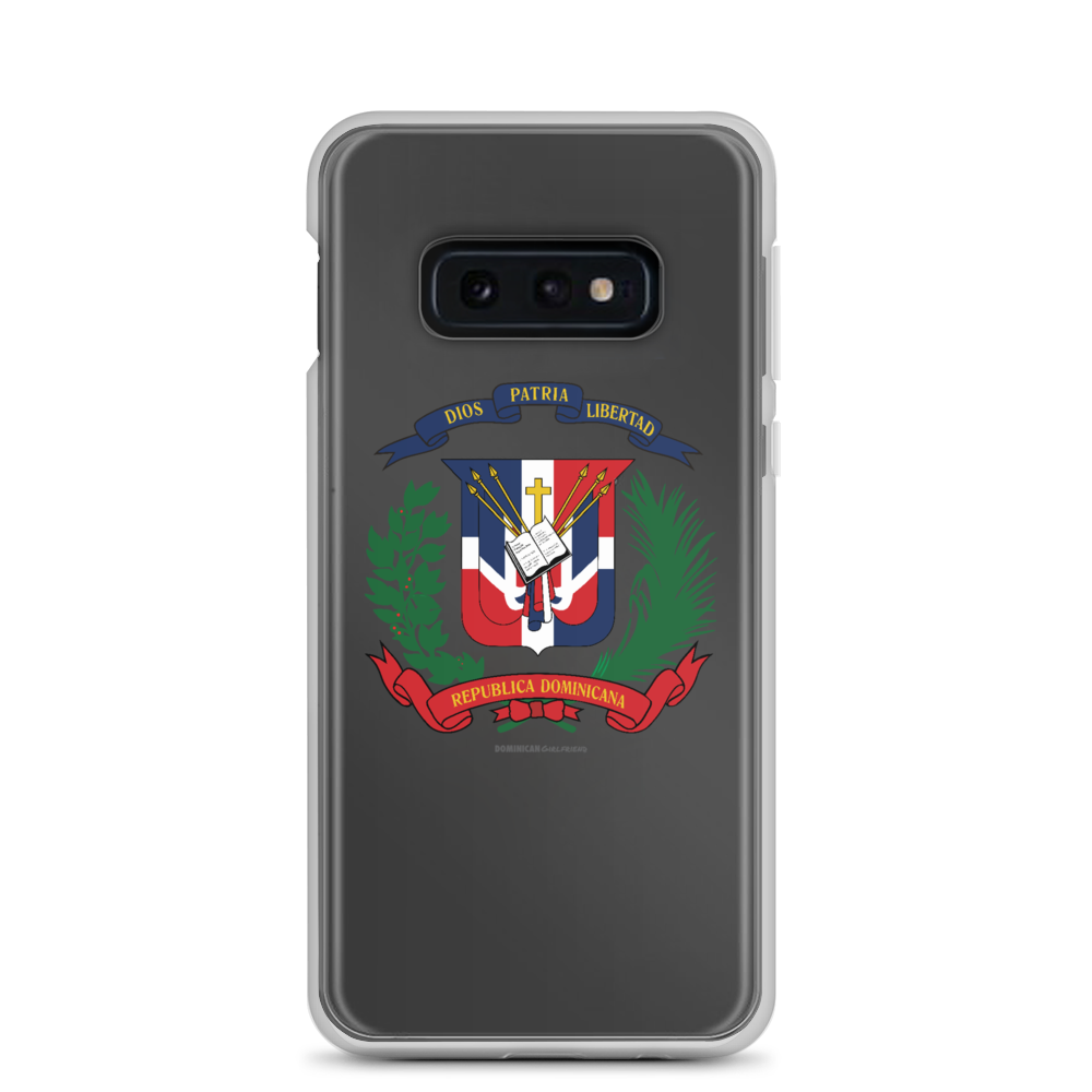 Escudo de la República Dominicana Samsung Case - 2020 - DominicanGirlfriend.com - Frases Dominicanas - República Dominicana Lifestyle Graphic T-Shirts Streetwear & Accessories - New York - Bronx - Washington Heights - Miami - Florida - Boca Chica - USA - Dominican Clothing