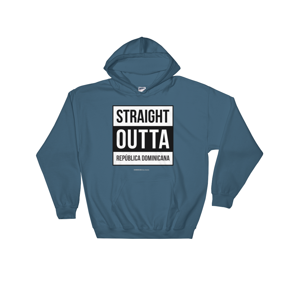 Straight Outta República Dominicana Unisex Hoodie  - 2020 - DominicanGirlfriend.com - Frases Dominicanas - República Dominicana Lifestyle Graphic T-Shirts Streetwear & Accessories - New York - Bronx - Washington Heights - Miami - Florida - Boca Chica - USA - Dominican Clothing
