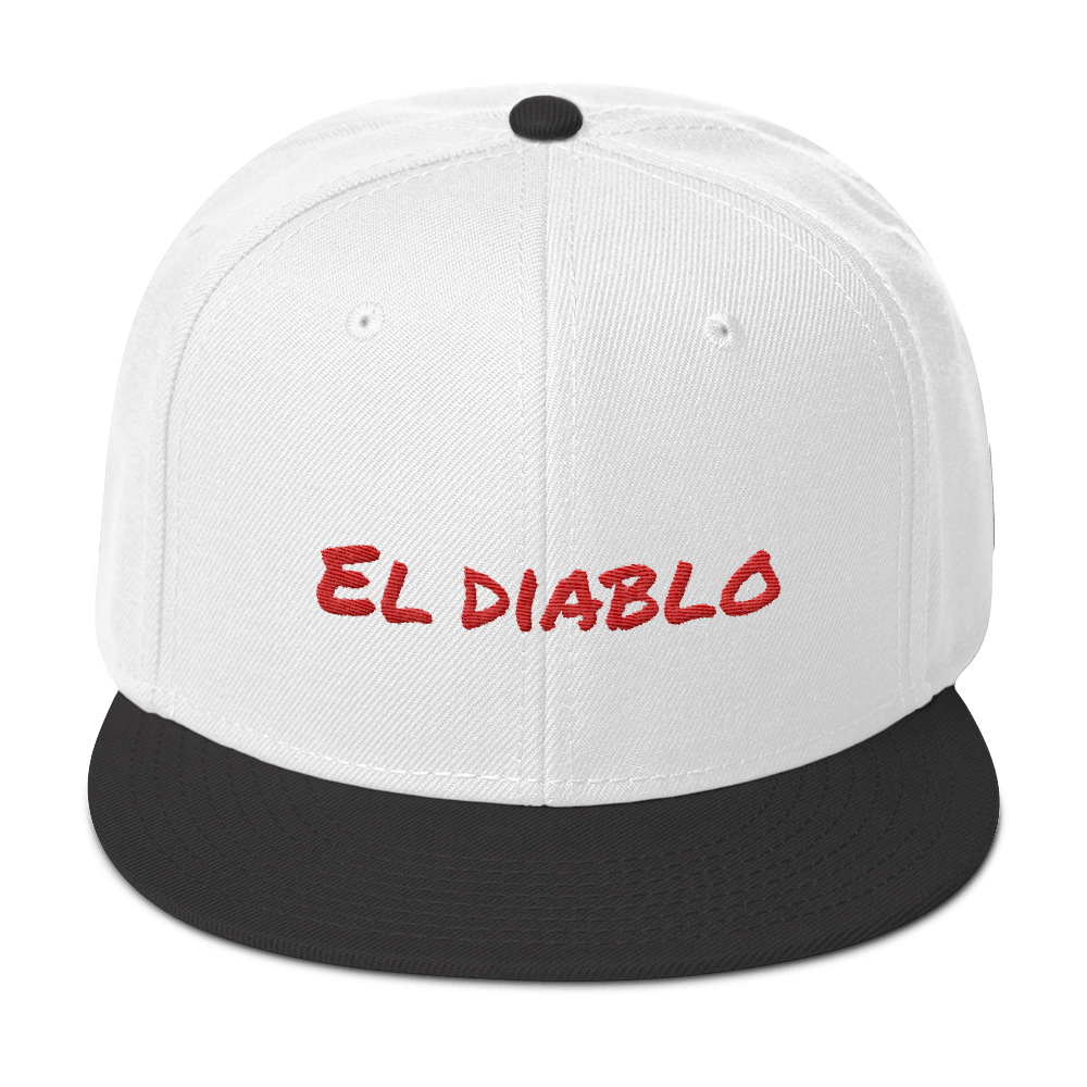El Diablo Snapback Hat  - 2020 - DominicanGirlfriend.com - Frases Dominicanas - República Dominicana Lifestyle Graphic T-Shirts Streetwear & Accessories - New York - Bronx - Washington Heights - Miami - Florida - Boca Chica - USA - Dominican Clothing