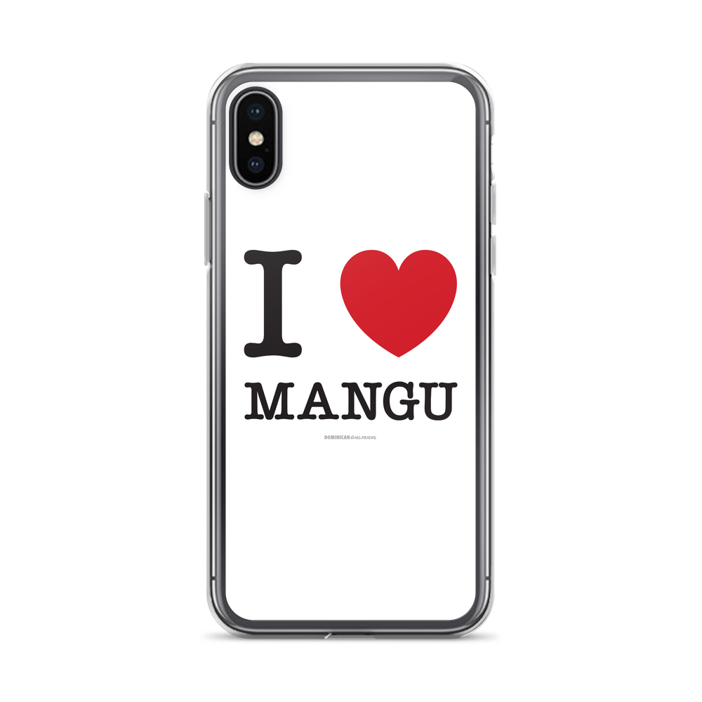 I Love Mangu iPhone Case - 2020 - DominicanGirlfriend.com - Frases Dominicanas - República Dominicana Lifestyle Graphic T-Shirts Streetwear & Accessories - New York - Bronx - Washington Heights - Miami - Florida - Boca Chica - USA - Dominican Clothing