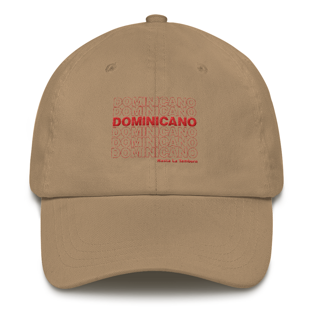 Dominicano Hasta La Tambora Dad hat  - 2020 - DominicanGirlfriend.com - Frases Dominicanas - República Dominicana Lifestyle Graphic T-Shirts Streetwear & Accessories - New York - Bronx - Washington Heights - Miami - Florida - Boca Chica - USA - Dominican Clothing