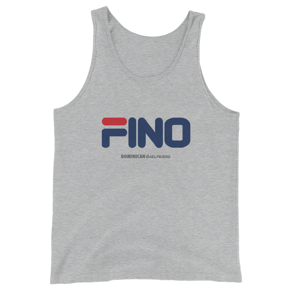 Fino Tank Top  - 2020 - DominicanGirlfriend.com - Frases Dominicanas - República Dominicana Lifestyle Graphic T-Shirts Streetwear & Accessories - New York - Bronx - Washington Heights - Miami - Florida - Boca Chica - USA - Dominican Clothing
