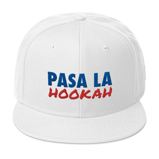 Pasa La Hookah Snapback Hat  - 2020 - DominicanGirlfriend.com - Frases Dominicanas - República Dominicana Lifestyle Graphic T-Shirts Streetwear & Accessories - New York - Bronx - Washington Heights - Miami - Florida - Boca Chica - USA - Dominican Clothing