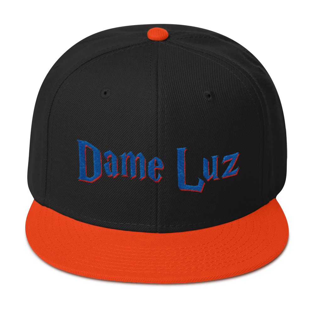 Dame Luz Snapback Hat  - 2020 - DominicanGirlfriend.com - Frases Dominicanas - República Dominicana Lifestyle Graphic T-Shirts Streetwear & Accessories - New York - Bronx - Washington Heights - Miami - Florida - Boca Chica - USA - Dominican Clothing