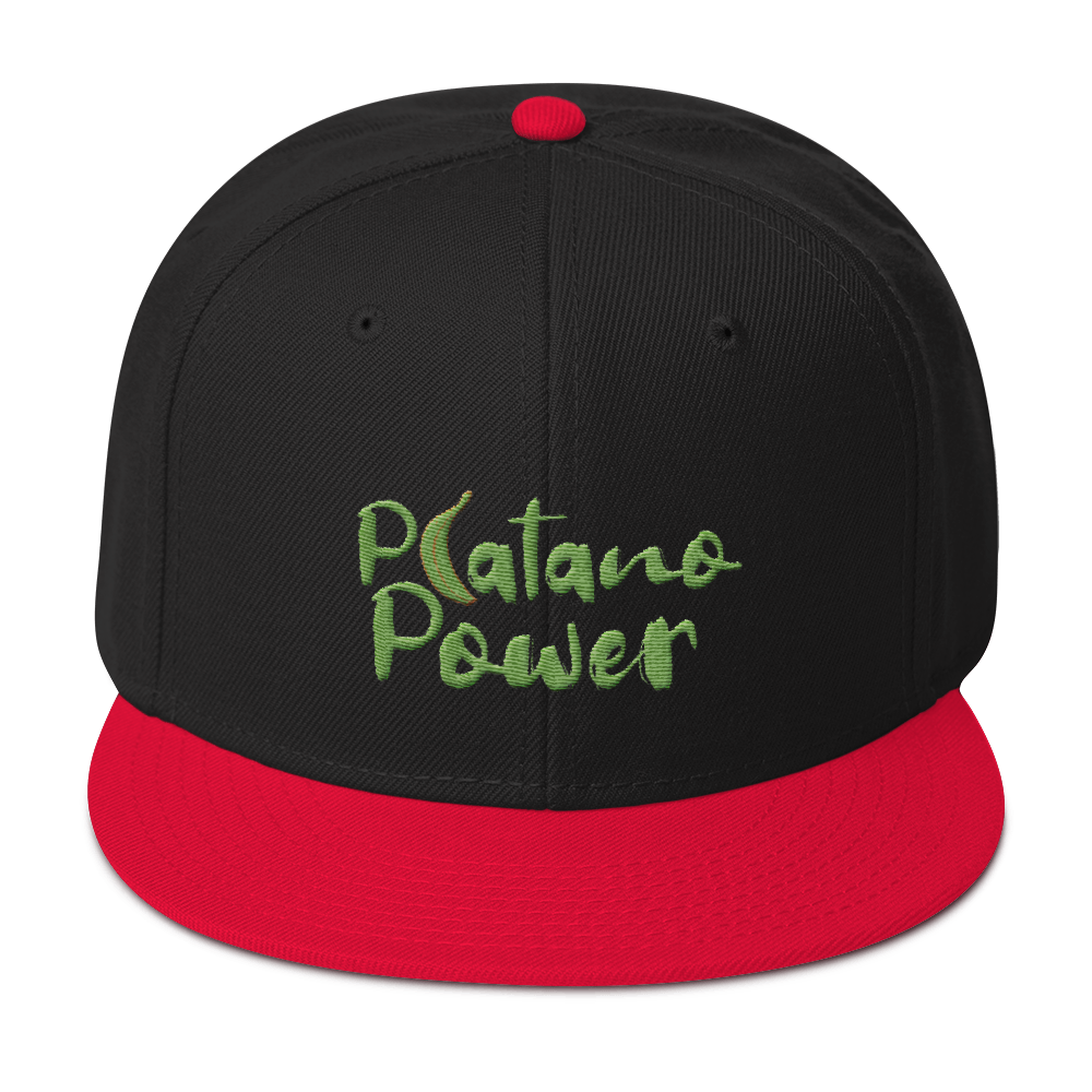 Platano Power Snapback Hat - 2020 - DominicanGirlfriend.com - Frases Dominicanas - República Dominicana Lifestyle Graphic T-Shirts Streetwear & Accessories - New York - Bronx - Washington Heights - Miami - Florida - Boca Chica - USA - Dominican Clothing