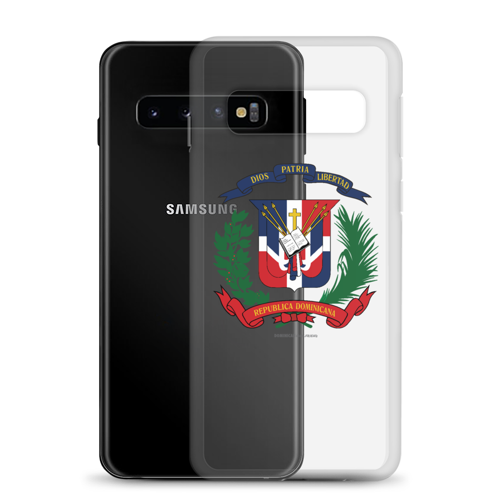 Escudo de la República Dominicana Samsung Case - 2020 - DominicanGirlfriend.com - Frases Dominicanas - República Dominicana Lifestyle Graphic T-Shirts Streetwear & Accessories - New York - Bronx - Washington Heights - Miami - Florida - Boca Chica - USA - Dominican Clothing