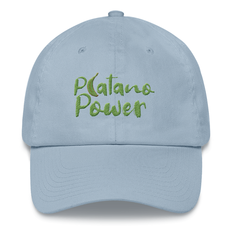 Platano Power Dad Hat - 2020 - DominicanGirlfriend.com - Frases Dominicanas - República Dominicana Lifestyle Graphic T-Shirts Streetwear & Accessories - New York - Bronx - Washington Heights - Miami - Florida - Boca Chica - USA - Dominican Clothing