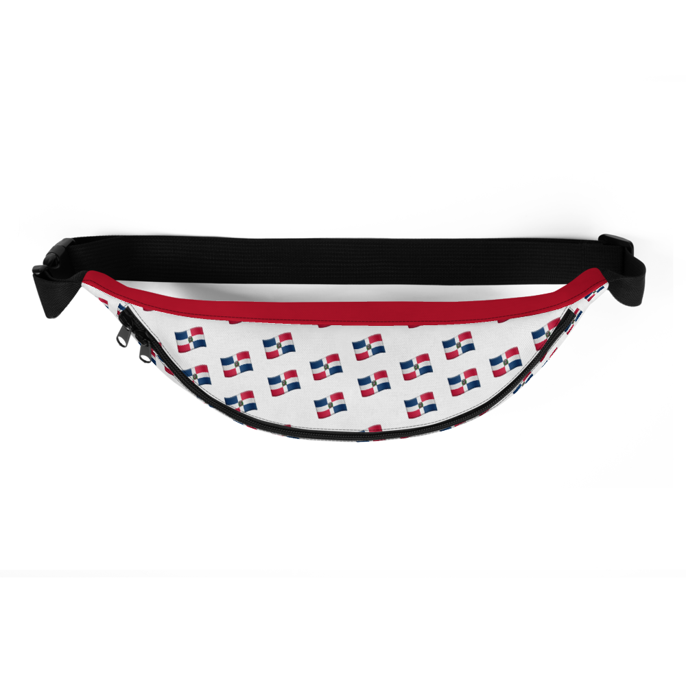 All-Over Emoji República Dominicana Flag Fanny Pack - 2020 - DominicanGirlfriend.com - Frases Dominicanas - República Dominicana Lifestyle Graphic T-Shirts Streetwear & Accessories - New York - Bronx - Washington Heights - Miami - Florida - Boca Chica - USA - Dominican Clothing