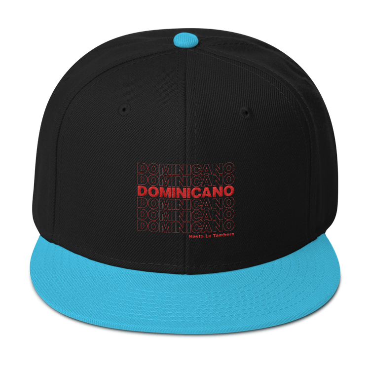 Dominicano Hasta La Tambora Snapback - 2020 - DominicanGirlfriend.com - Frases Dominicanas - República Dominicana Lifestyle Graphic T-Shirts Streetwear & Accessories - New York - Bronx - Washington Heights - Miami - Florida - Boca Chica - USA - Dominican Clothing