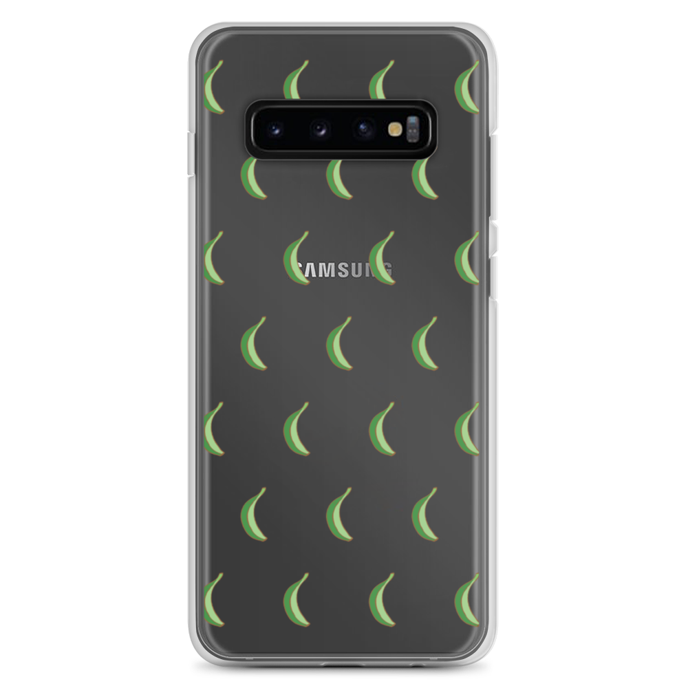 Platano All-Over Samsung Case (Transparent) - 2020 - DominicanGirlfriend.com - Frases Dominicanas - República Dominicana Lifestyle Graphic T-Shirts Streetwear & Accessories - New York - Bronx - Washington Heights - Miami - Florida - Boca Chica - USA - Dominican Clothing