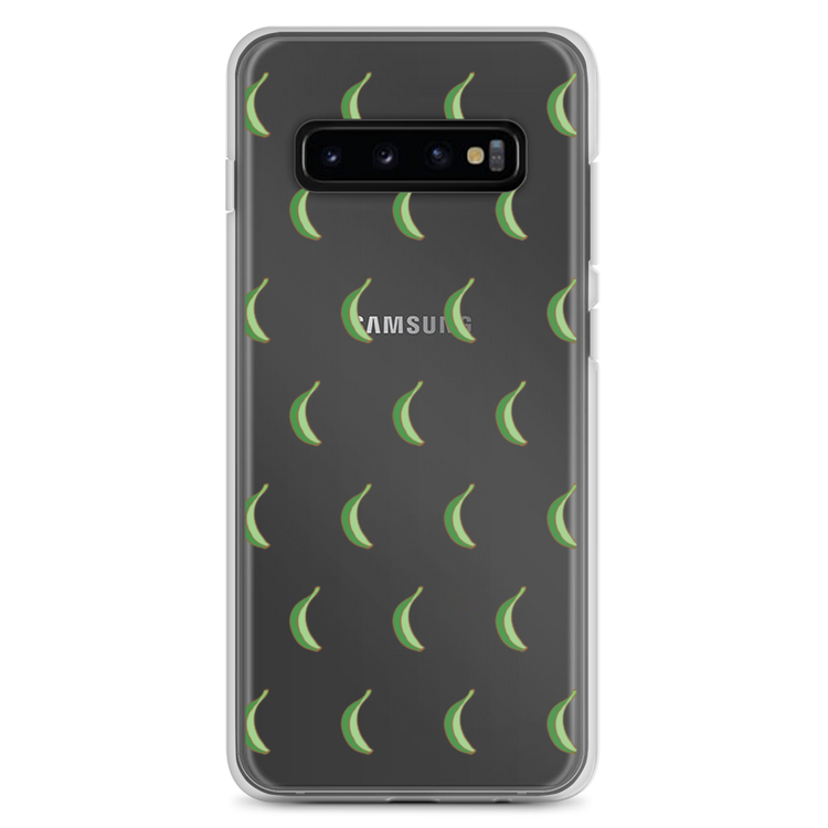 Platano All-Over Samsung Case (Transparent) - 2020 - DominicanGirlfriend.com - Frases Dominicanas - República Dominicana Lifestyle Graphic T-Shirts Streetwear & Accessories - New York - Bronx - Washington Heights - Miami - Florida - Boca Chica - USA - Dominican Clothing