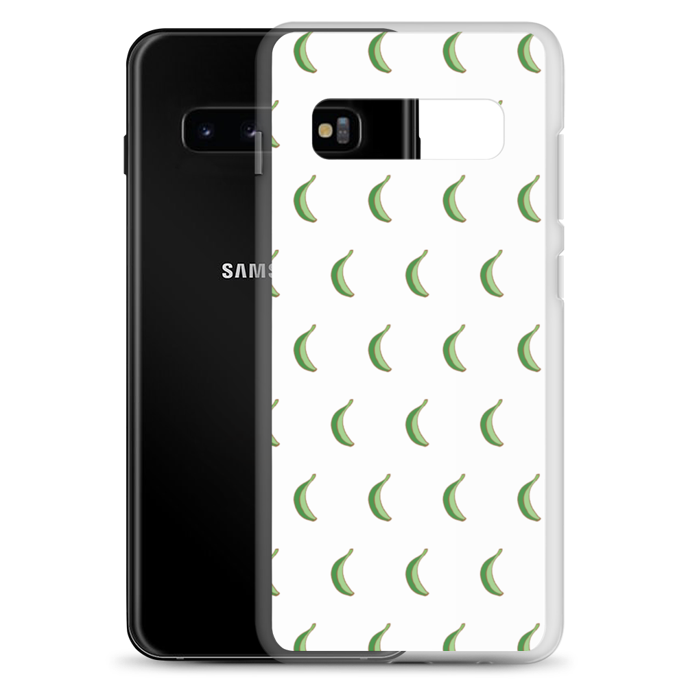 Platano All-Over Samsung Case (White) - 2020 - DominicanGirlfriend.com - Frases Dominicanas - República Dominicana Lifestyle Graphic T-Shirts Streetwear & Accessories - New York - Bronx - Washington Heights - Miami - Florida - Boca Chica - USA - Dominican Clothing