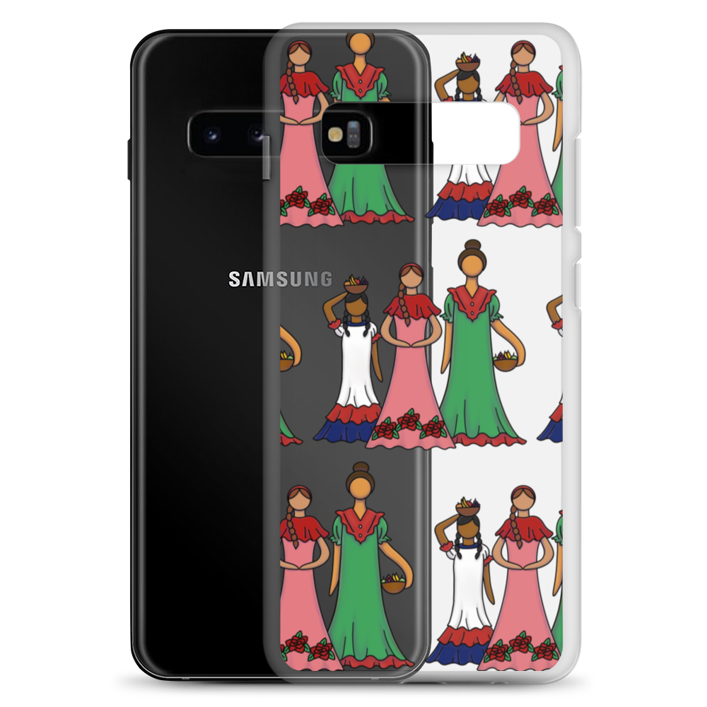 Dominican Faceless Dolls Samsung Case  - 2020 - DominicanGirlfriend.com - Frases Dominicanas - República Dominicana Lifestyle Graphic T-Shirts Streetwear & Accessories - New York - Bronx - Washington Heights - Miami - Florida - Boca Chica - USA - Dominican Clothing