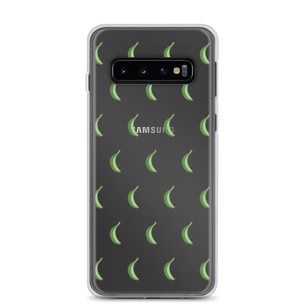 Platano All-Over Samsung Case (Transparent) - 2020 - DominicanGirlfriend.com - Frases Dominicanas - República Dominicana Lifestyle Graphic T-Shirts Streetwear & Accessories - New York - Bronx - Washington Heights - Miami - Florida - Boca Chica - USA - Dominican Clothing