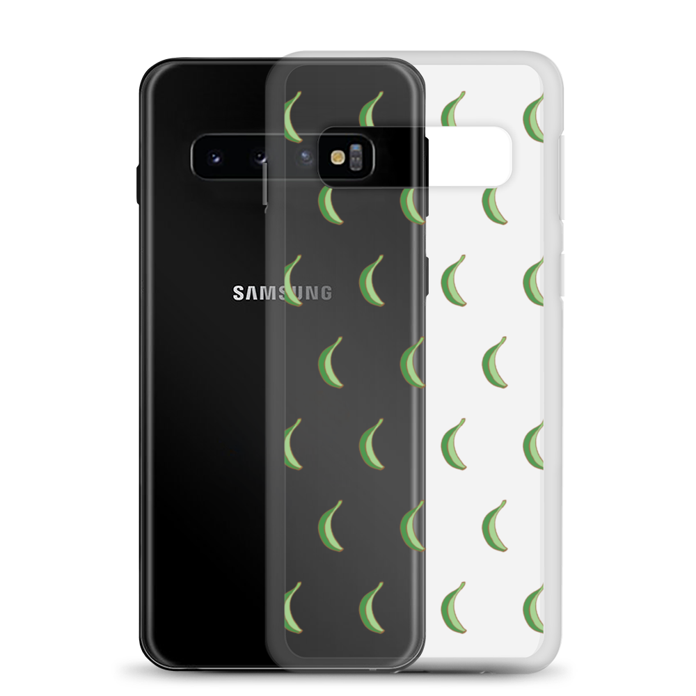 Platano All-Over Samsung Case (Transparent) - 2020 - DominicanGirlfriend.com - Frases Dominicanas - República Dominicana Lifestyle Graphic T-Shirts Streetwear & Accessories - New York - Bronx - Washington Heights - Miami - Florida - Boca Chica - USA - Dominican Clothing