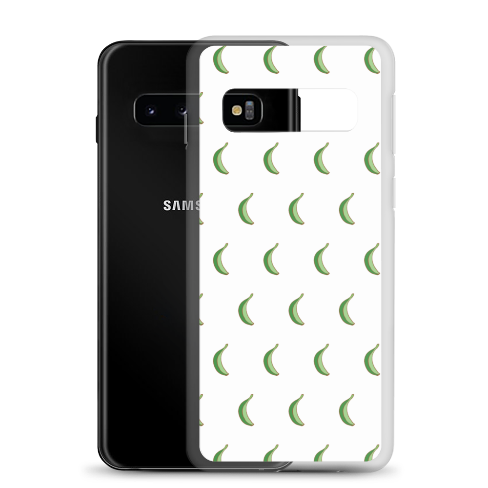 Platano All-Over Samsung Case (White) - 2020 - DominicanGirlfriend.com - Frases Dominicanas - República Dominicana Lifestyle Graphic T-Shirts Streetwear & Accessories - New York - Bronx - Washington Heights - Miami - Florida - Boca Chica - USA - Dominican Clothing