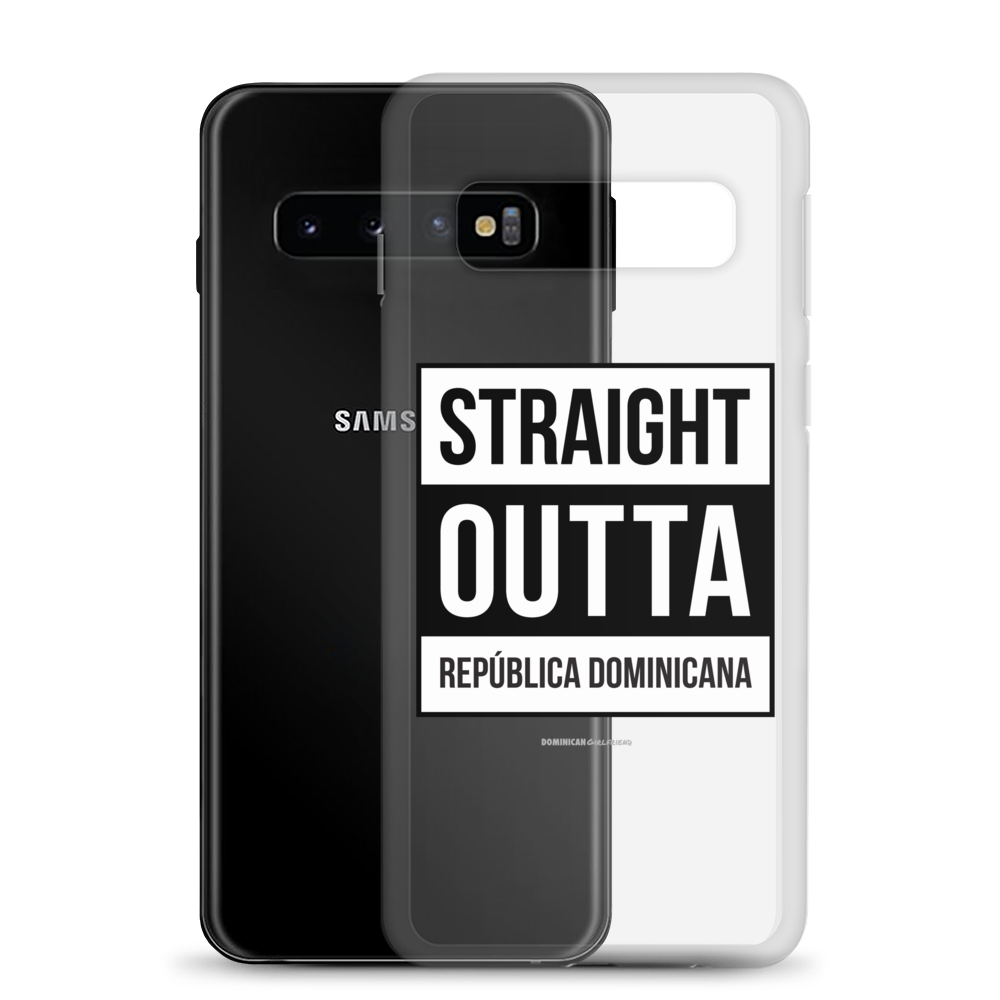 Straight Outta República Dominicana Samsung Case - 2020 - DominicanGirlfriend.com - Frases Dominicanas - República Dominicana Lifestyle Graphic T-Shirts Streetwear & Accessories - New York - Bronx - Washington Heights - Miami - Florida - Boca Chica - USA - Dominican Clothing