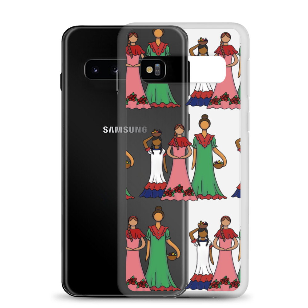 Dominican Faceless Dolls Samsung Case  - 2020 - DominicanGirlfriend.com - Frases Dominicanas - República Dominicana Lifestyle Graphic T-Shirts Streetwear & Accessories - New York - Bronx - Washington Heights - Miami - Florida - Boca Chica - USA - Dominican Clothing