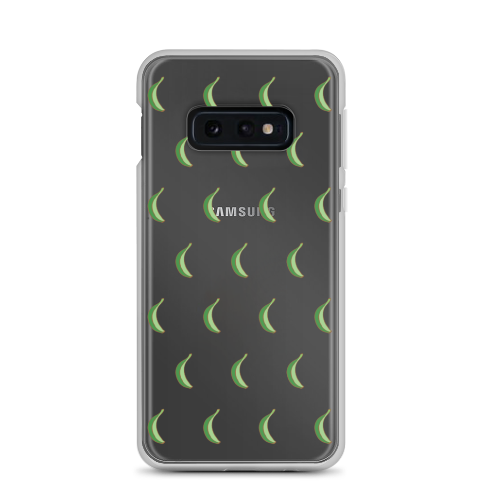 Platano All-Over Samsung Case (Transparent) - 2020 - DominicanGirlfriend.com - Frases Dominicanas - República Dominicana Lifestyle Graphic T-Shirts Streetwear & Accessories - New York - Bronx - Washington Heights - Miami - Florida - Boca Chica - USA - Dominican Clothing
