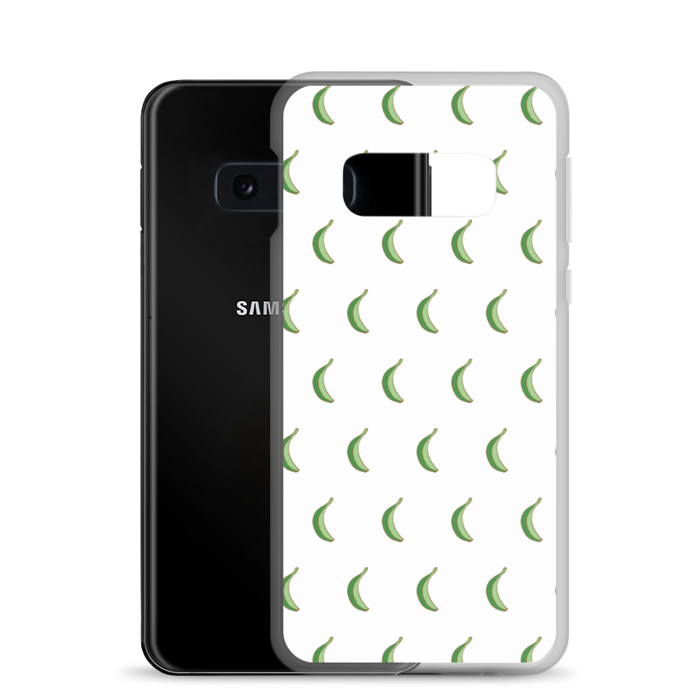 Platano All-Over Samsung Case (White) - 2020 - DominicanGirlfriend.com - Frases Dominicanas - República Dominicana Lifestyle Graphic T-Shirts Streetwear & Accessories - New York - Bronx - Washington Heights - Miami - Florida - Boca Chica - USA - Dominican Clothing