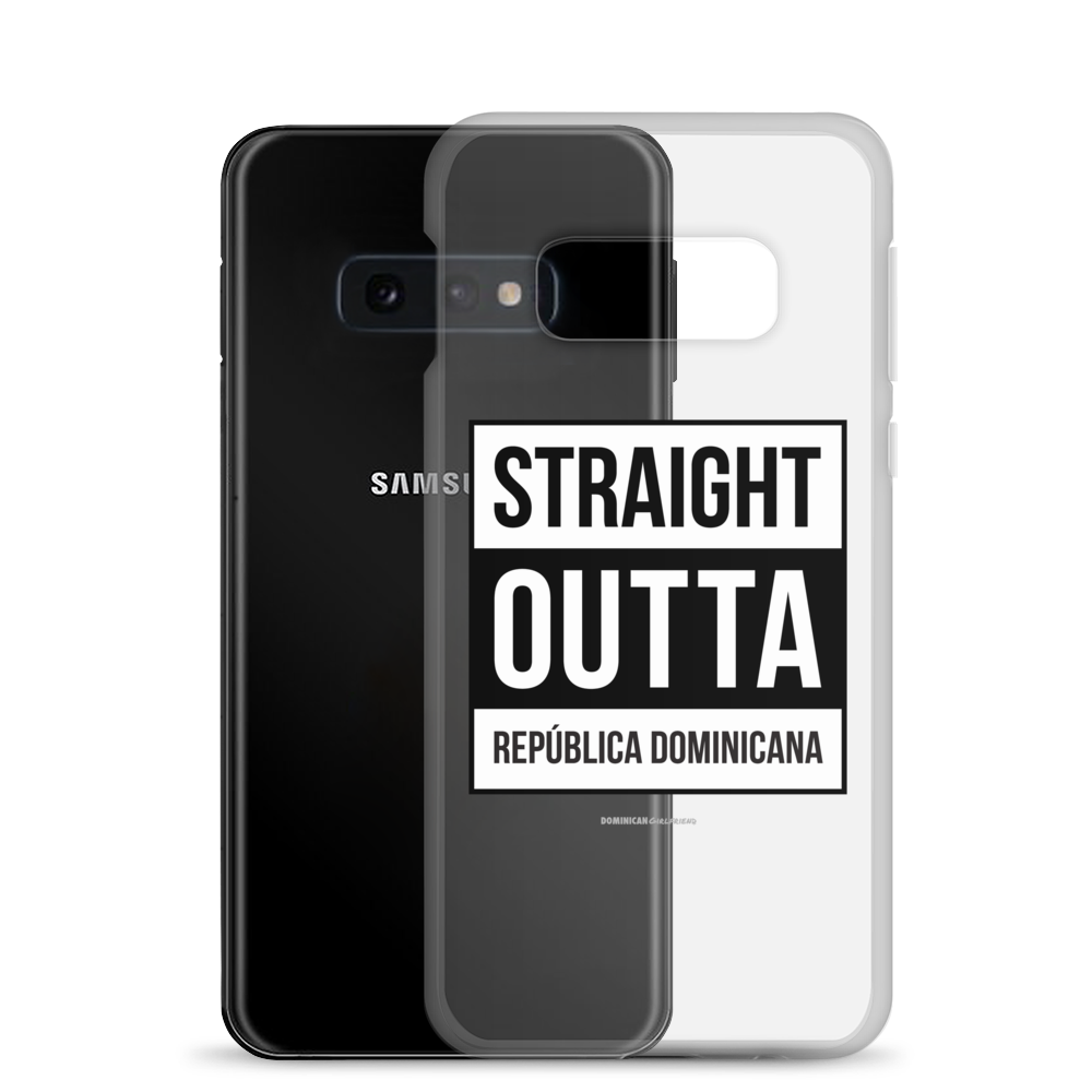 Straight Outta República Dominicana Samsung Case - 2020 - DominicanGirlfriend.com - Frases Dominicanas - República Dominicana Lifestyle Graphic T-Shirts Streetwear & Accessories - New York - Bronx - Washington Heights - Miami - Florida - Boca Chica - USA - Dominican Clothing