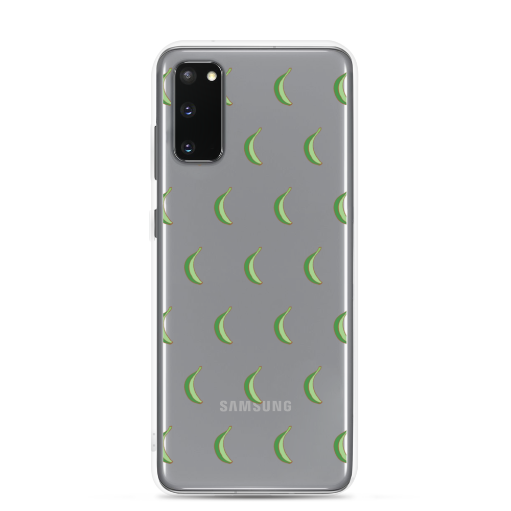 Platano All-Over Samsung Case (Transparent) - 2020 - DominicanGirlfriend.com - Frases Dominicanas - República Dominicana Lifestyle Graphic T-Shirts Streetwear & Accessories - New York - Bronx - Washington Heights - Miami - Florida - Boca Chica - USA - Dominican Clothing
